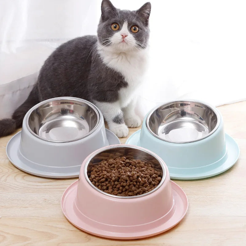 Stainless Steel Food Bowl  For Cats and Dogs