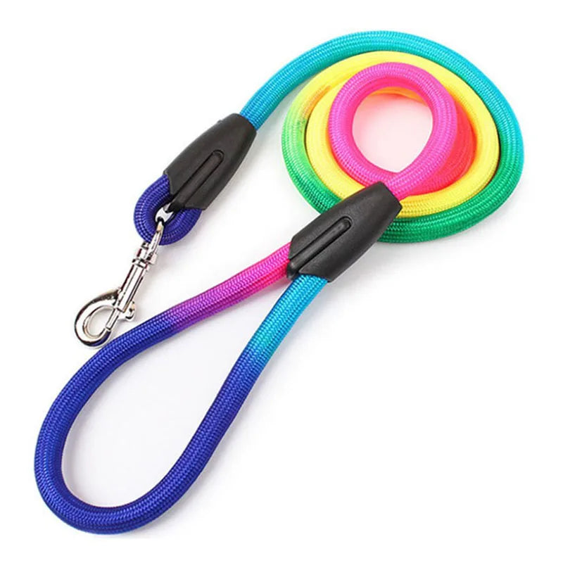 Rainbow Nylon Pet Dog Leash